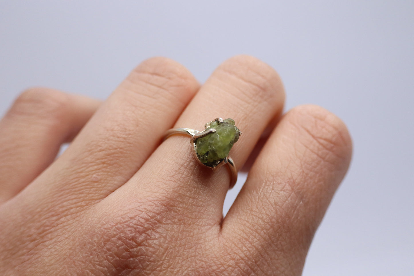 Peridot Sterling Silver Ring