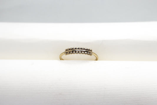 Gold Plated Solid Sterling Silver Ring