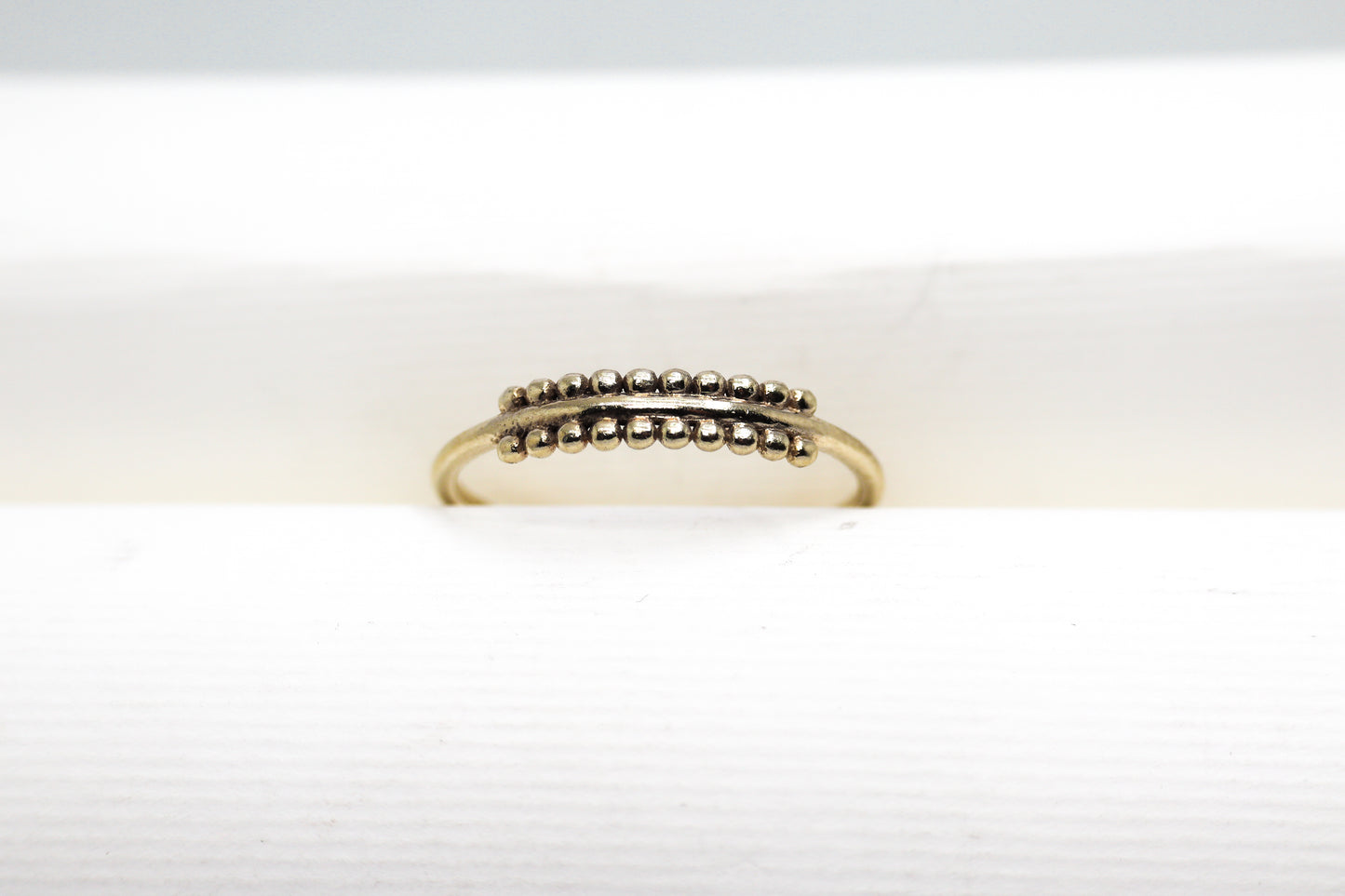 Gold Plated Solid Sterling Silver Ring