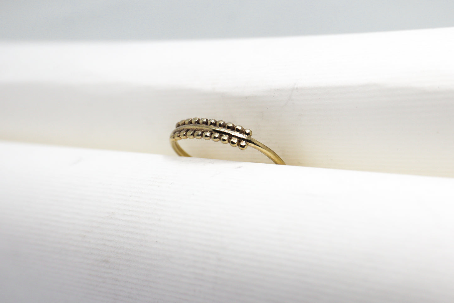 Gold Plated Solid Sterling Silver Ring