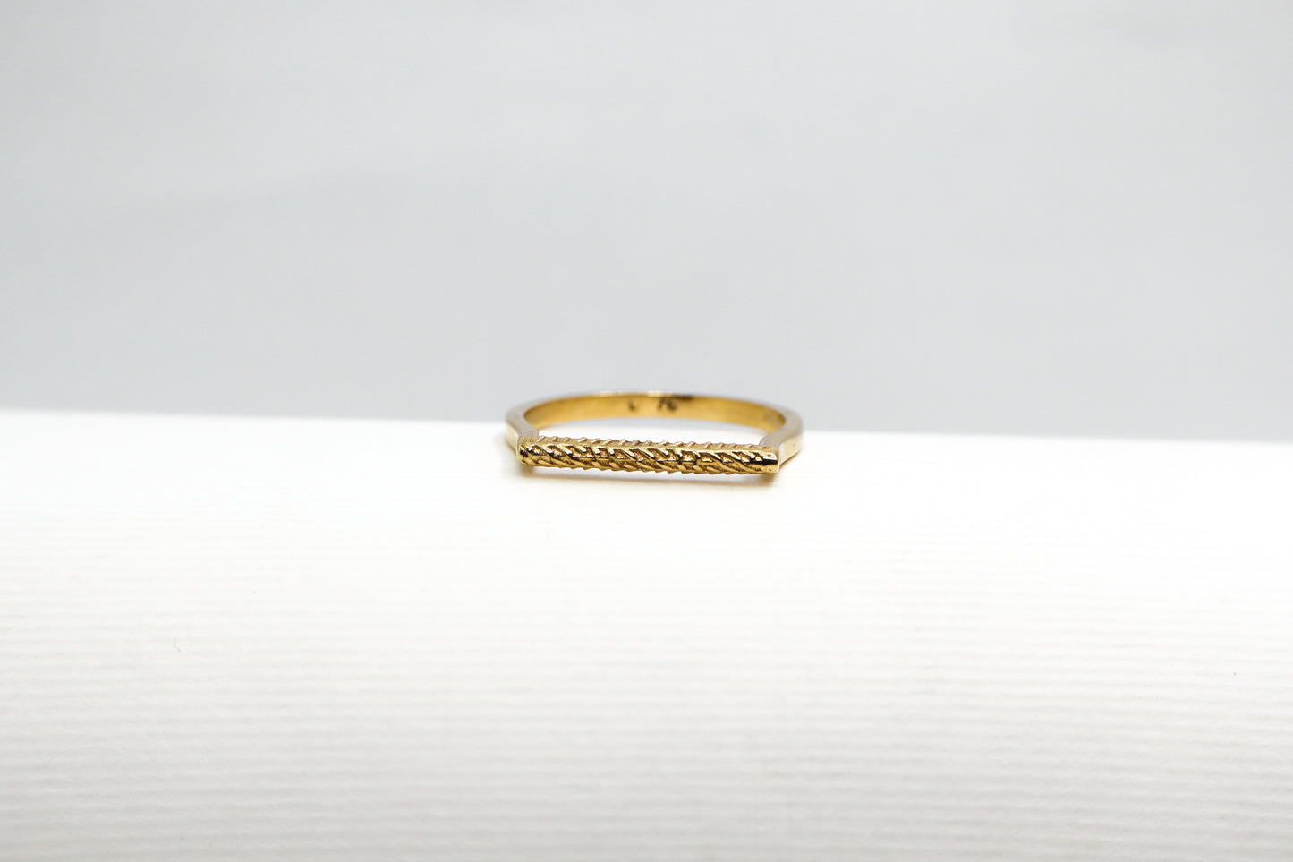 Gold Plated Solid Sterling Silver Ring