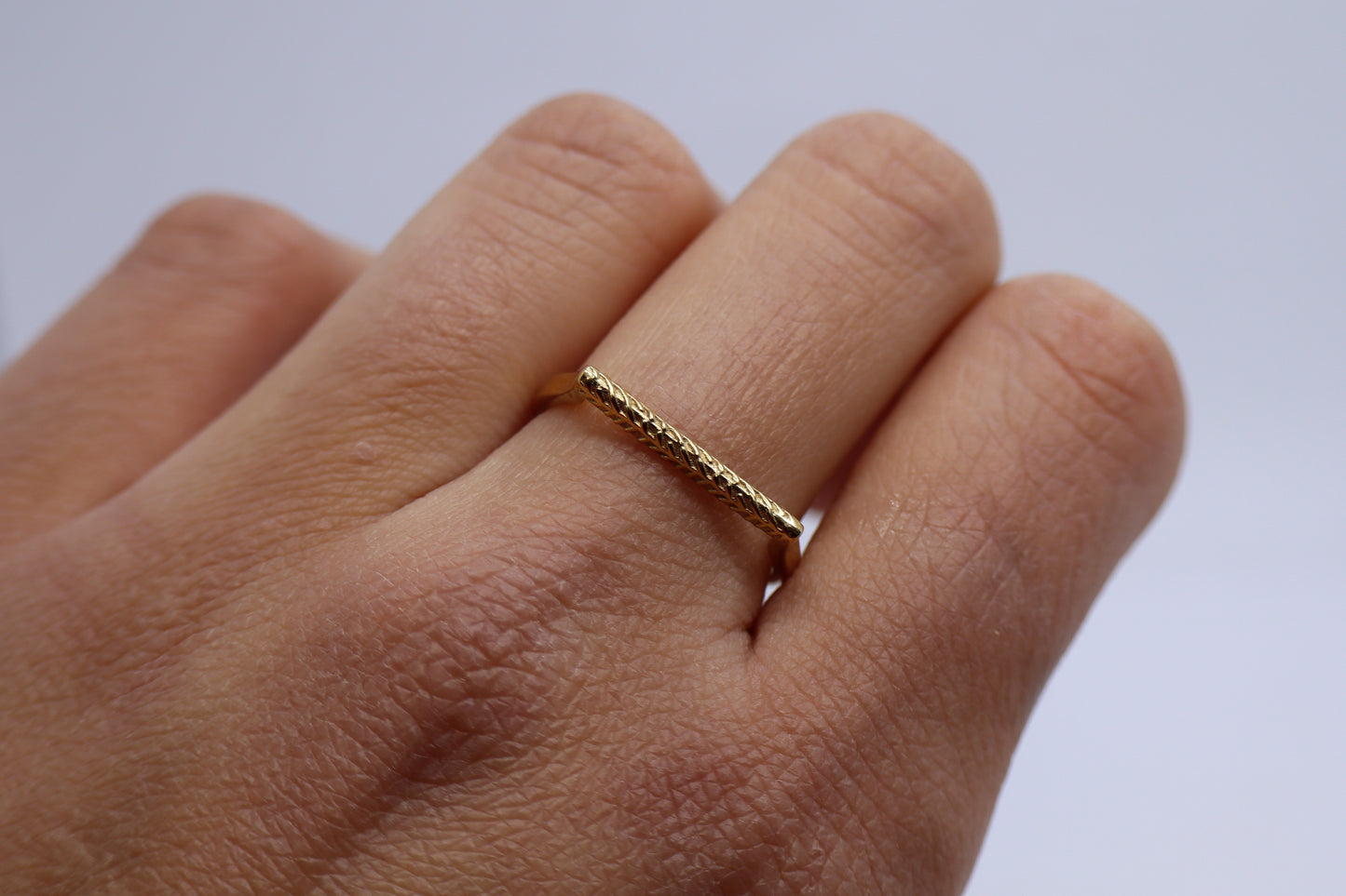 Gold Plated Solid Sterling Silver Ring