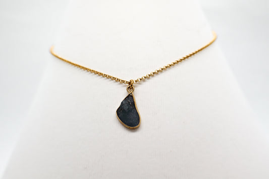 Gold Plated Tanzanite Necklace