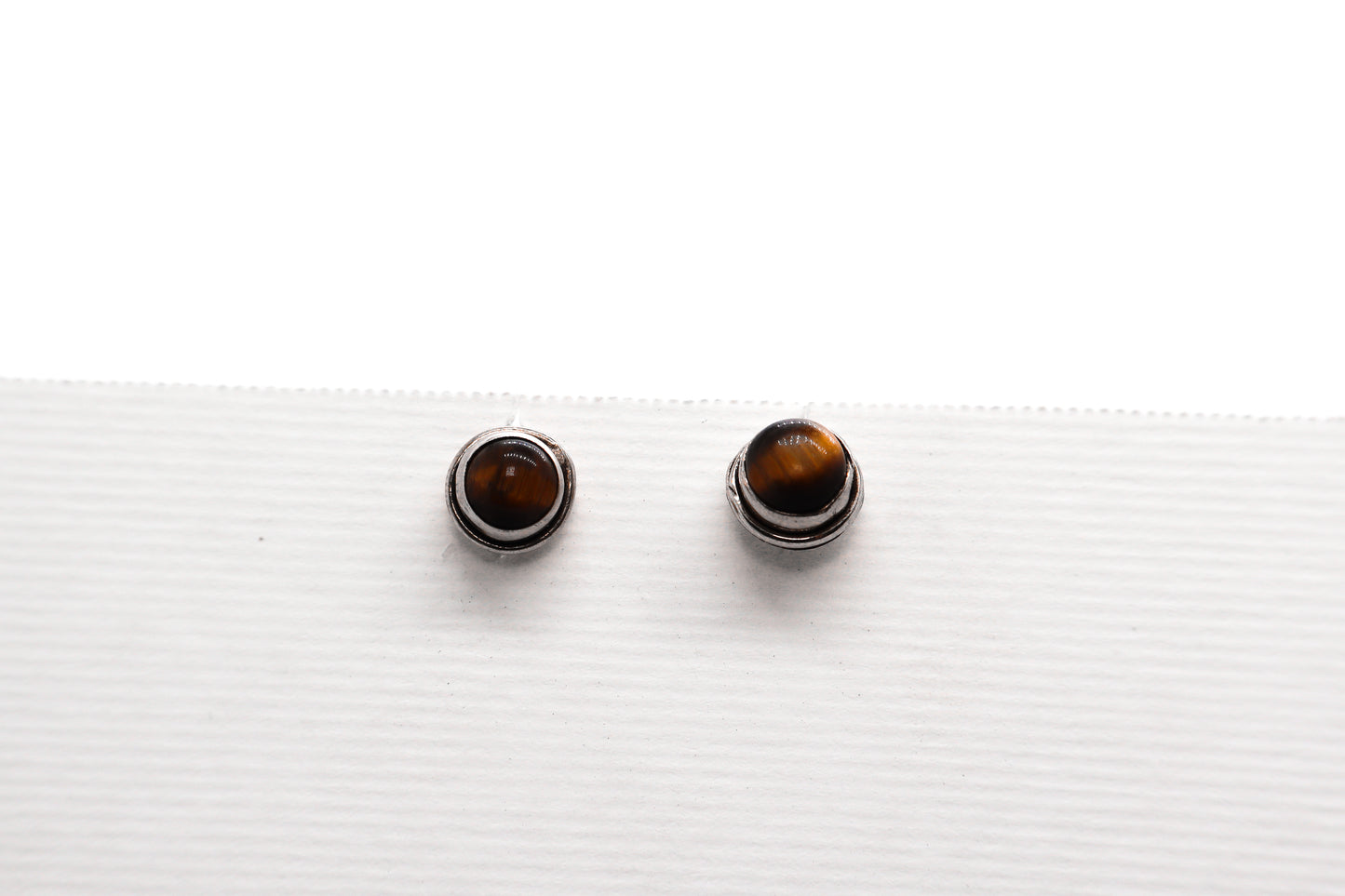 Tiger Eye Sterling Silver Earring