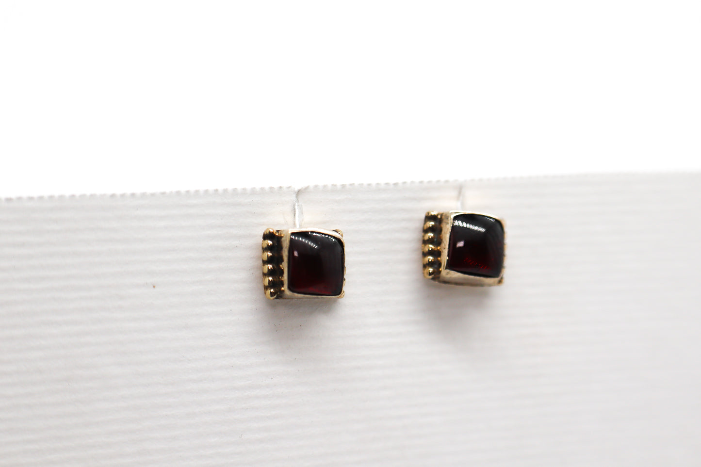 Black Onyx Gold Plated Sterling Silver earring