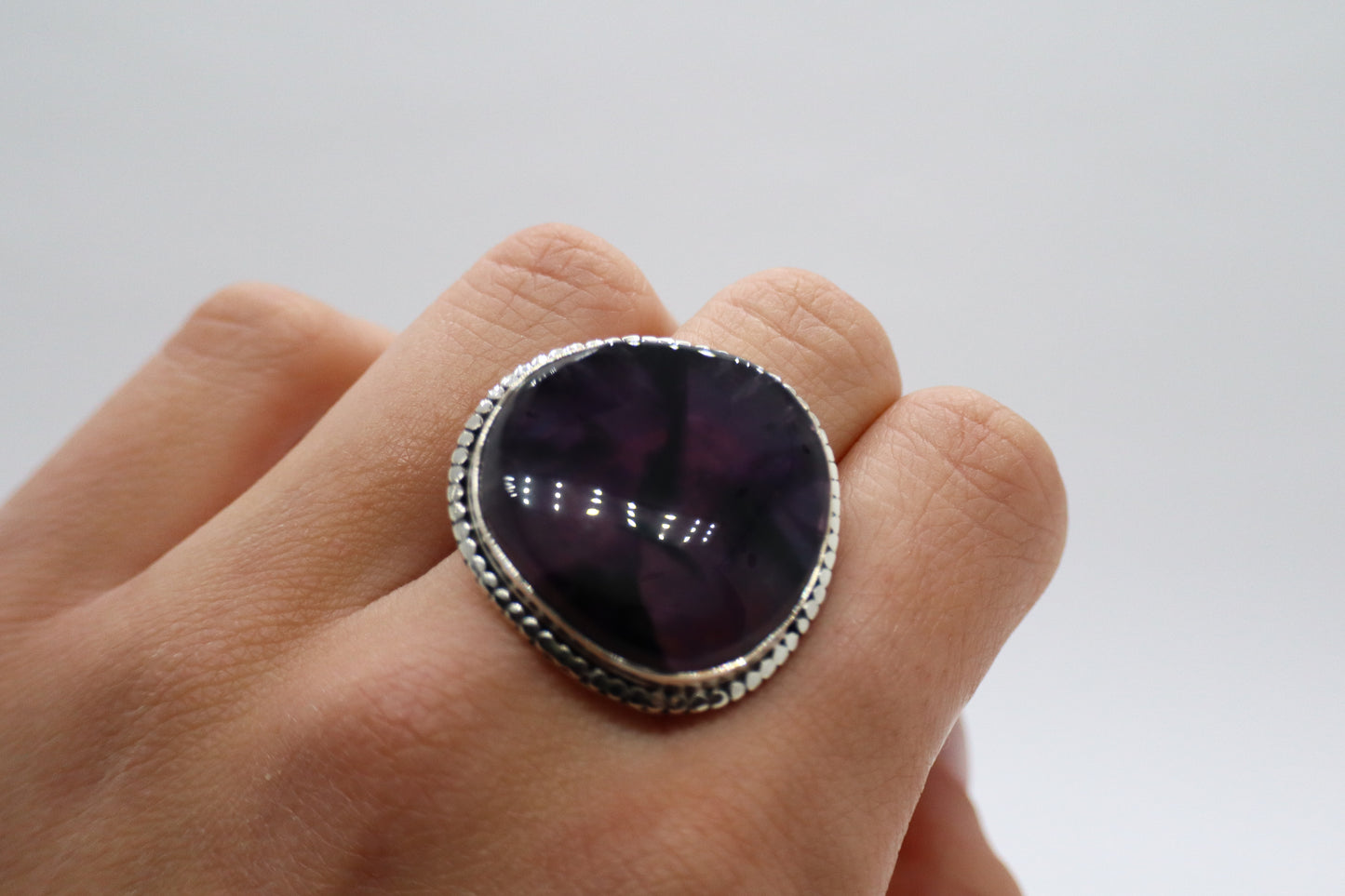 Amethyst Sterling Silver Ring