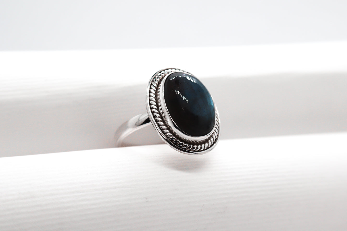 Labradorite Sterling Silver Ring