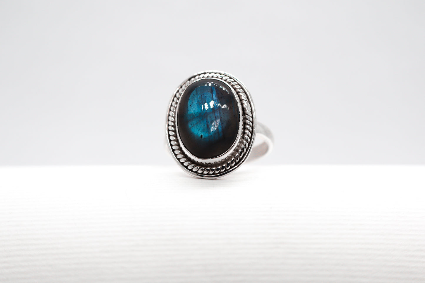 Labradorite Sterling Silver Ring