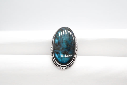 Labradorite Sterling Silver Ring