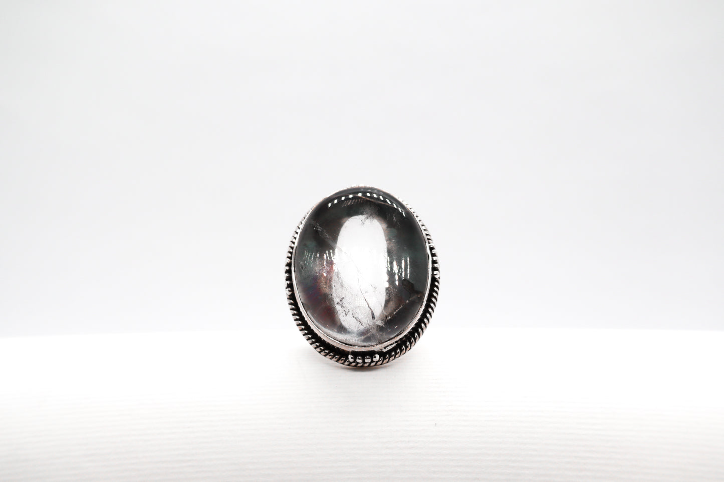 Crystal Quartz Sterling Silver Ring