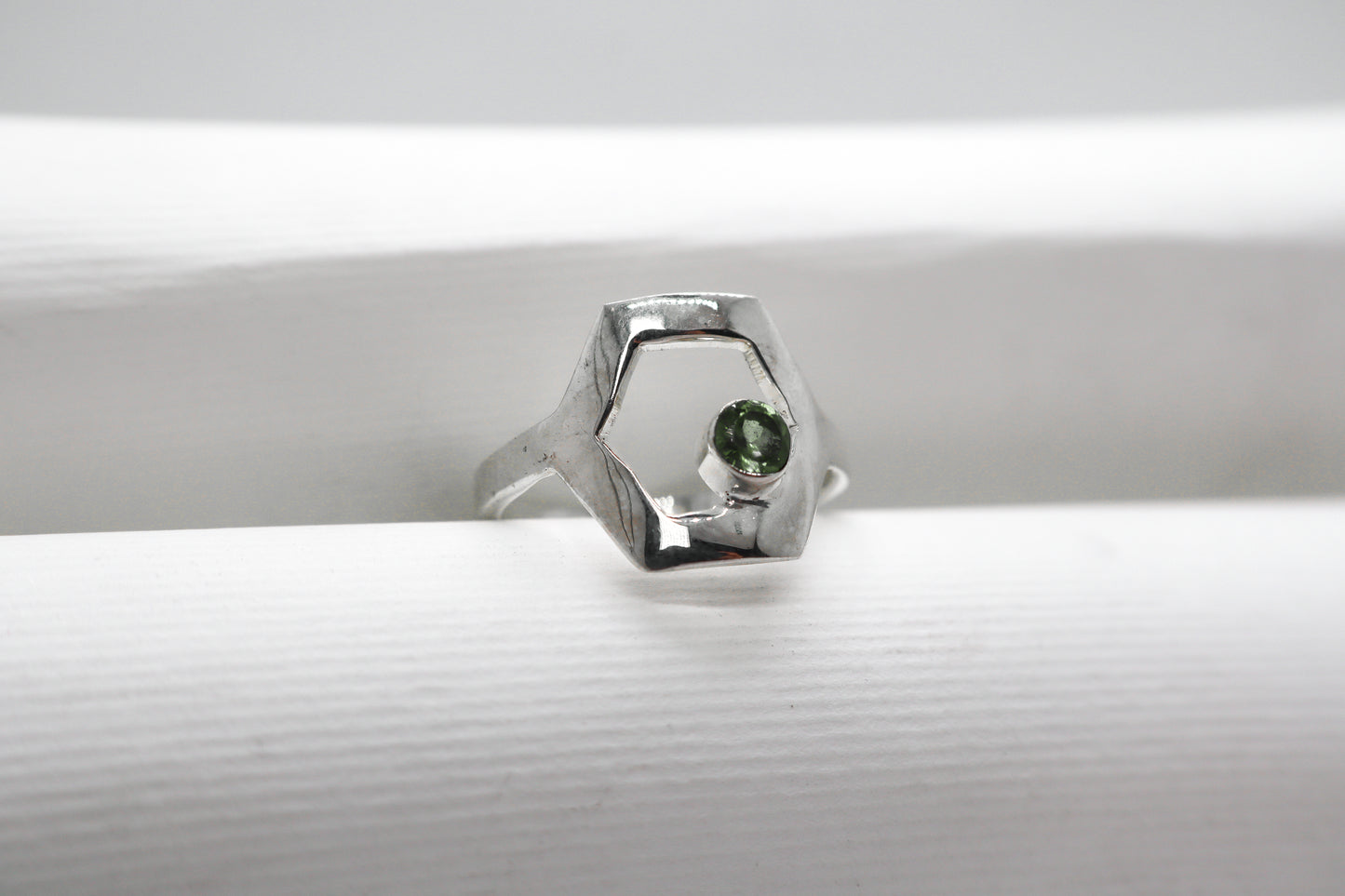 Peridot Sterling Silver Ring