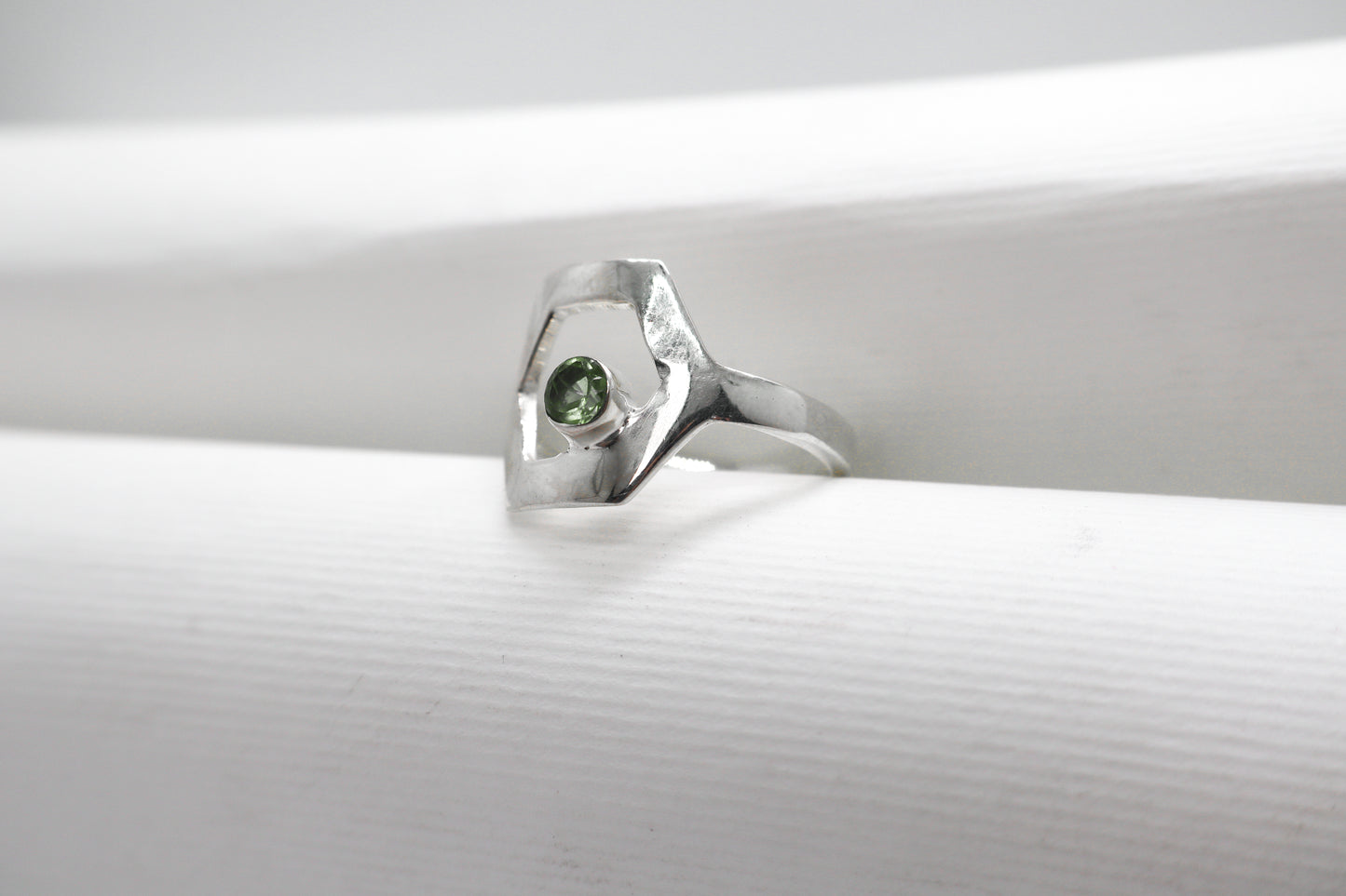 Peridot Sterling Silver Ring