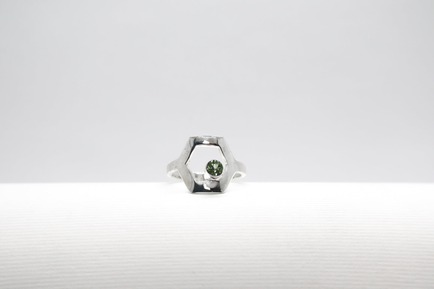 Peridot Sterling Silver Ring