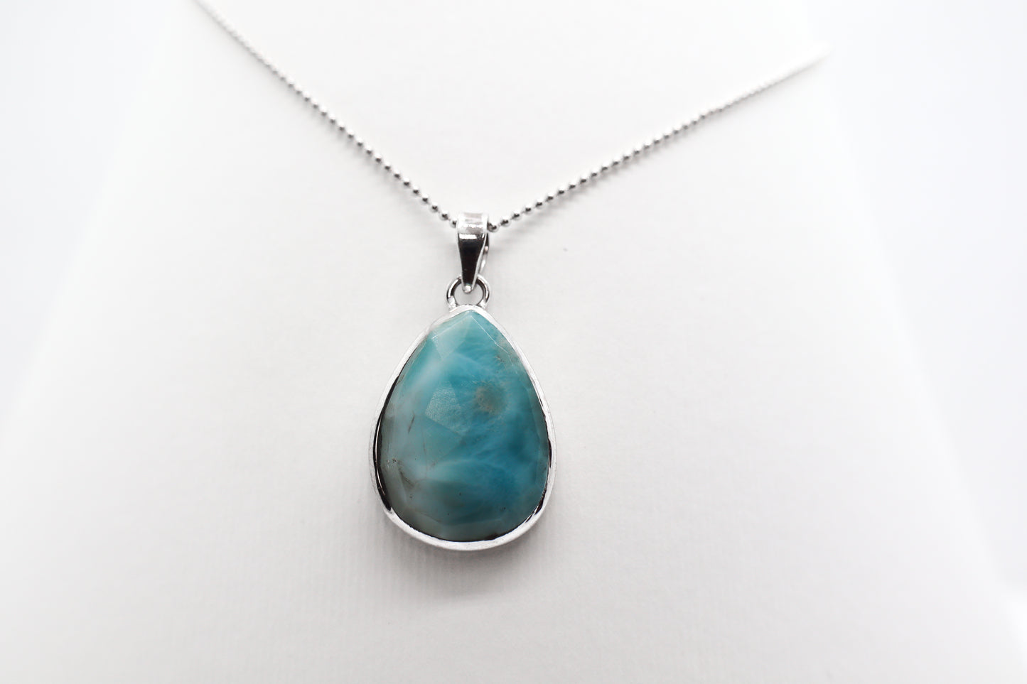 Larimar Silver Necklace