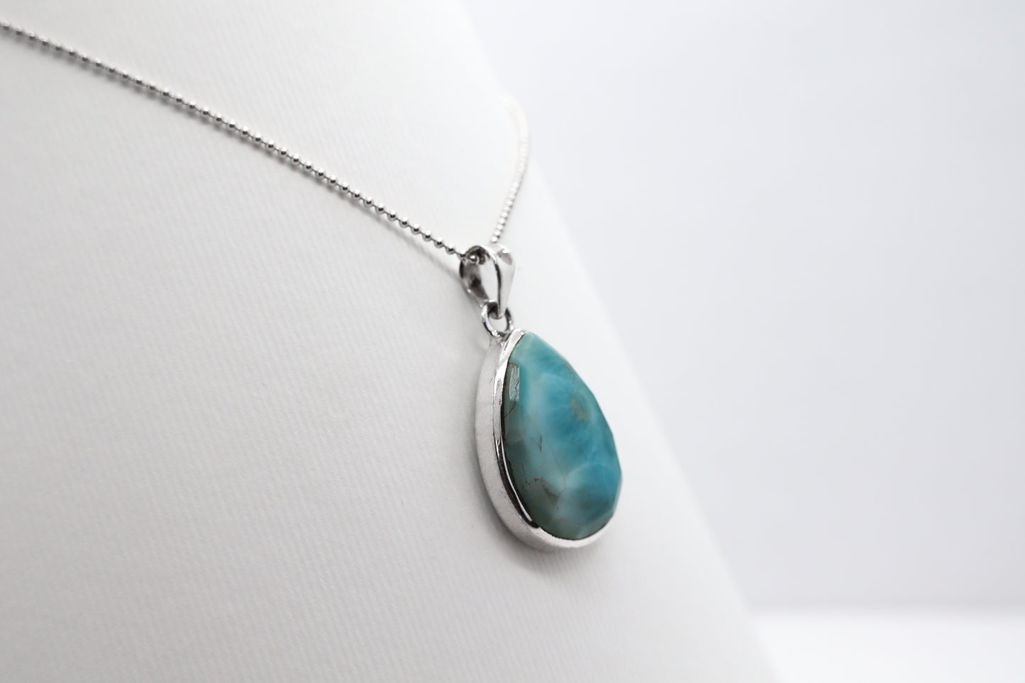 Larimar Silver Necklace