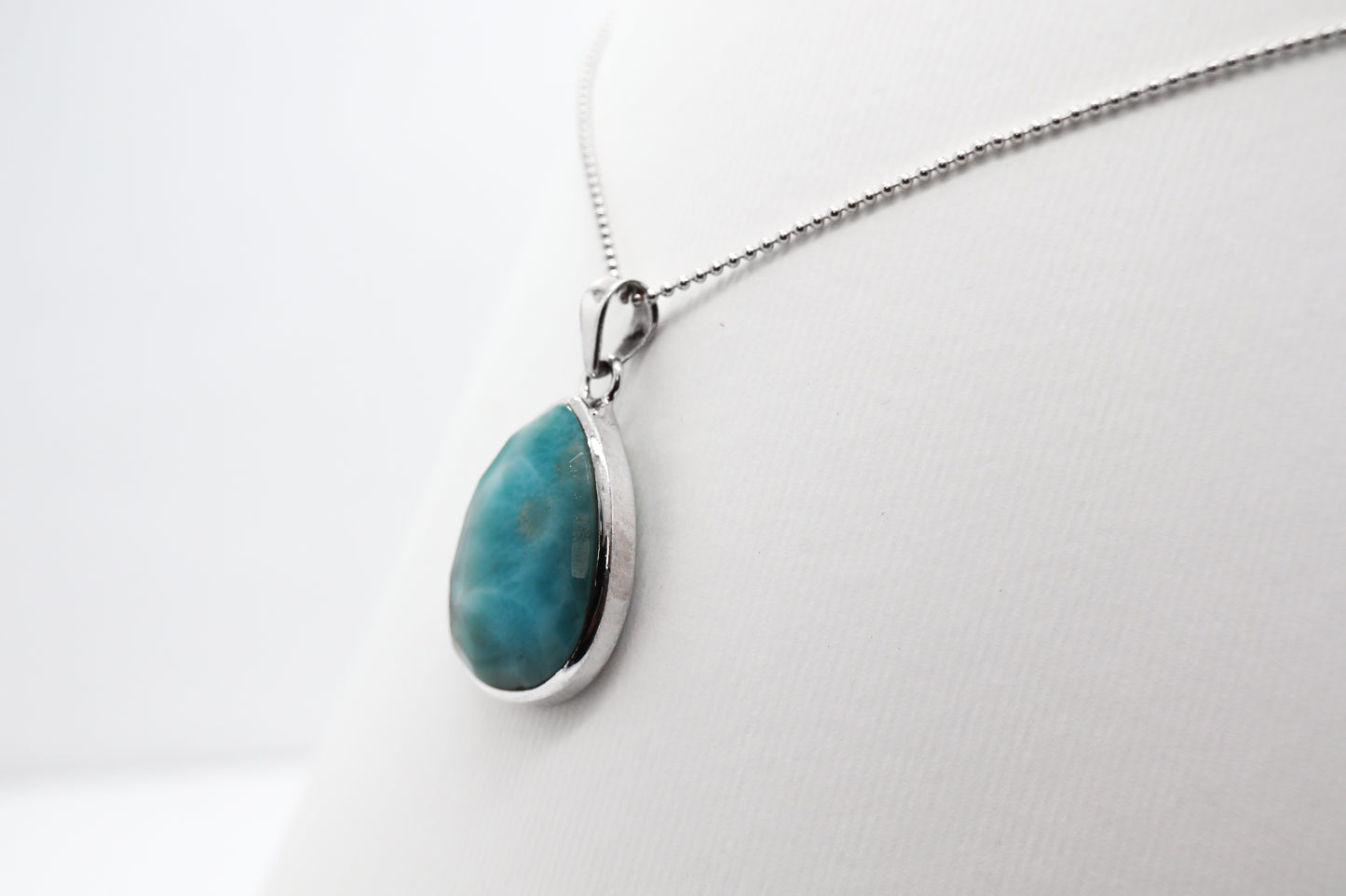 Larimar Silver Necklace