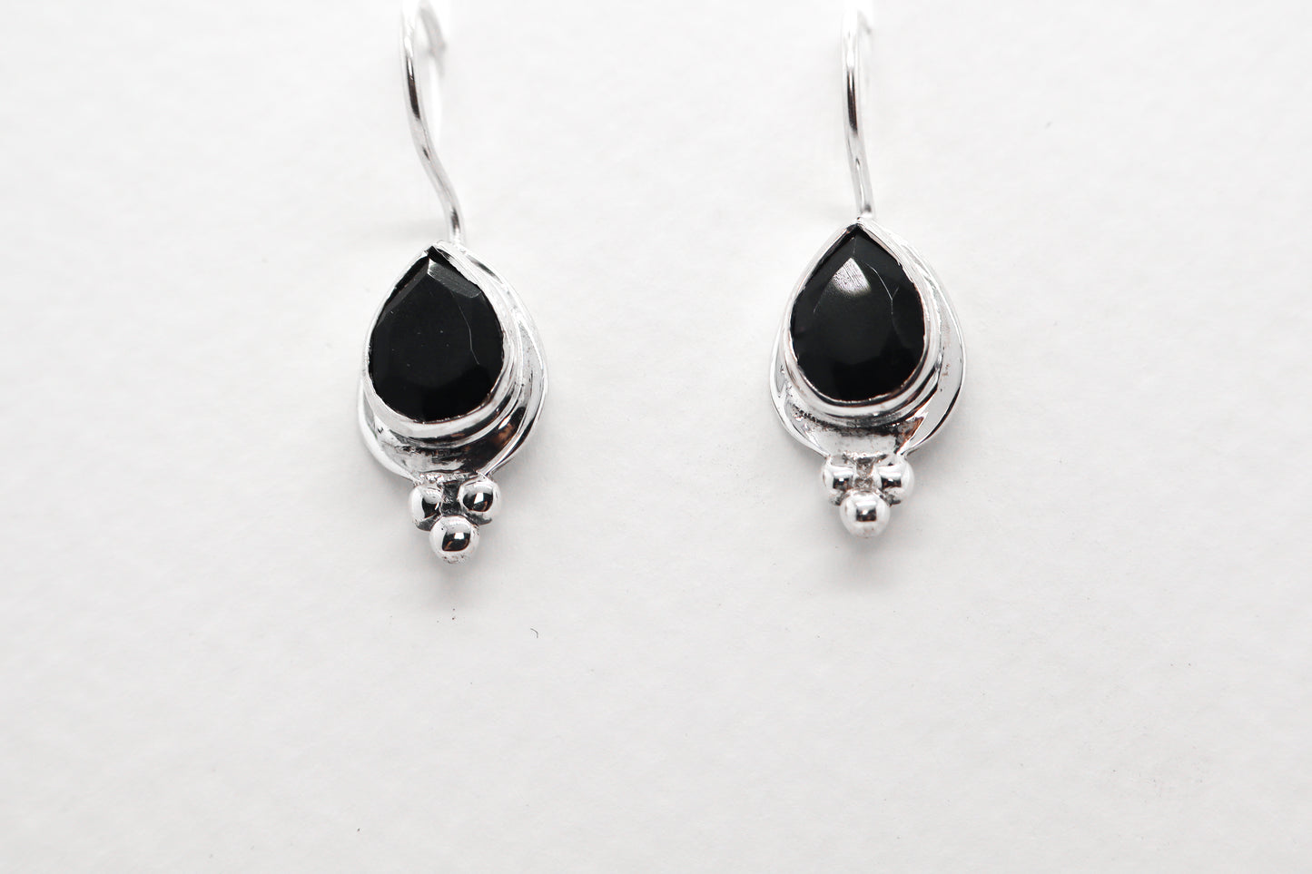 Black Onyx Sterling Silver earring