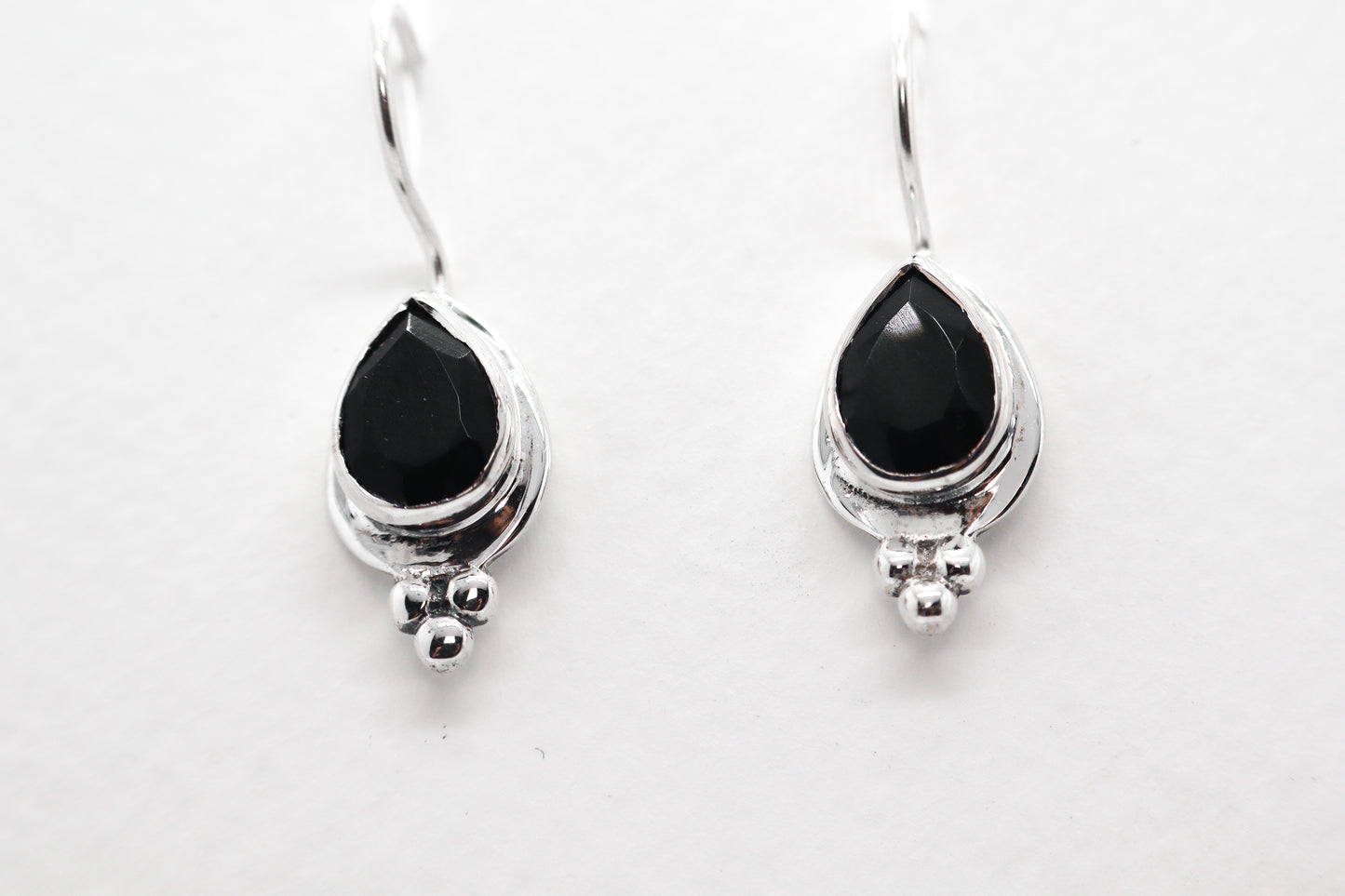 Black Onyx Sterling Silver earring