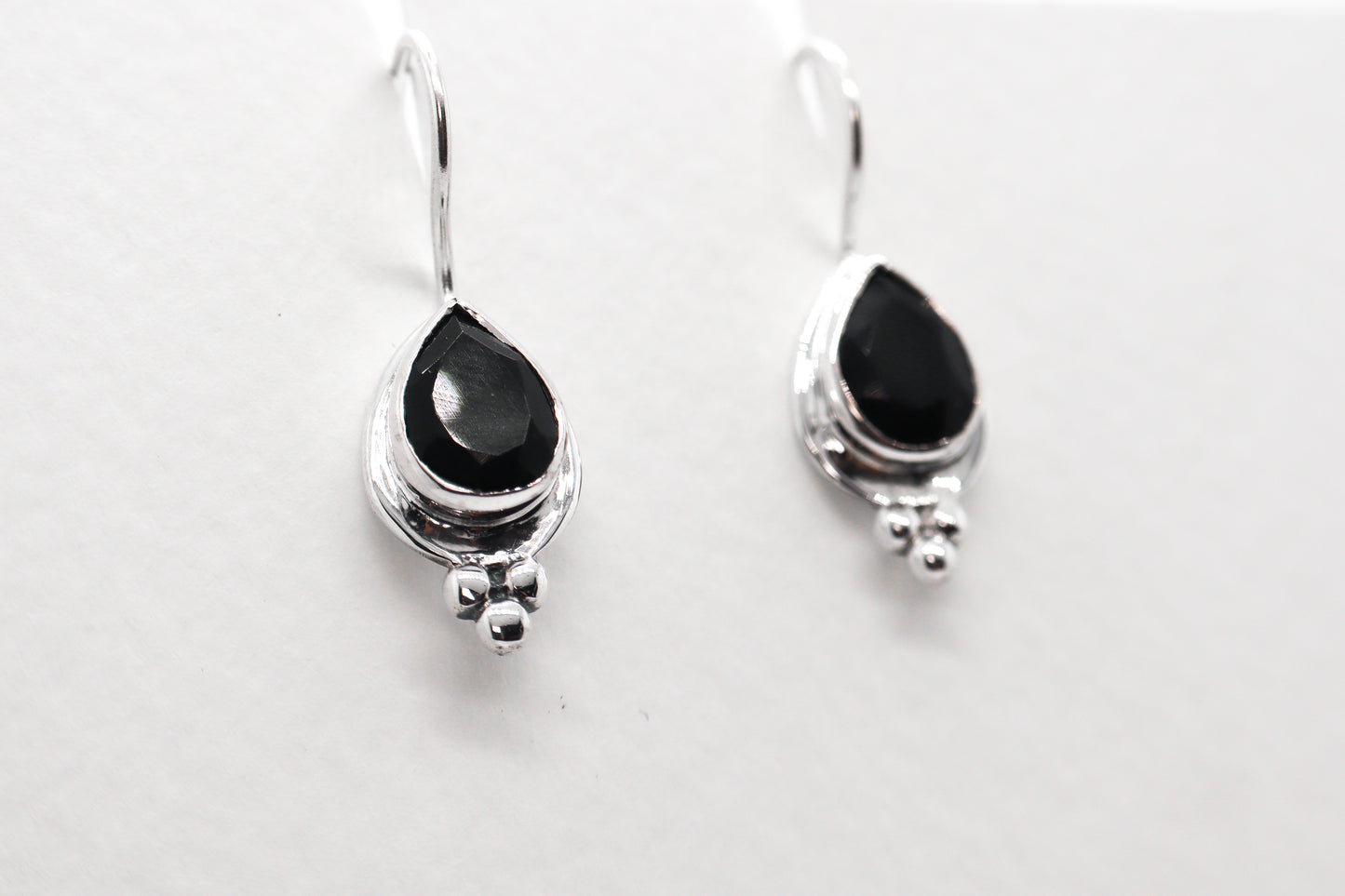 Black Onyx Sterling Silver earring