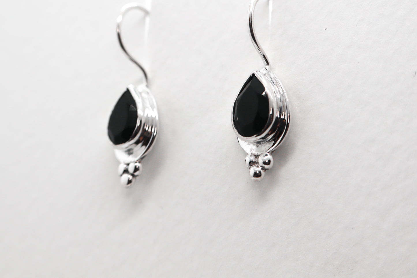 Black Onyx Sterling Silver earring