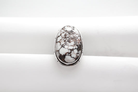 Wild Horse Magnesite Sterling Silver Ring