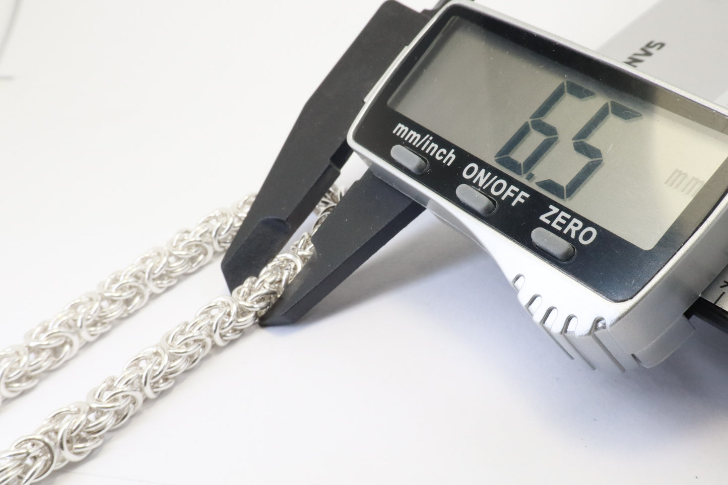 Medium Gauge - Byzantine Chainmail Bracelet – Solid 925 Sterling Silver