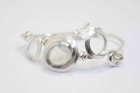 Gala Moonstone Sterling Silver Bracelet