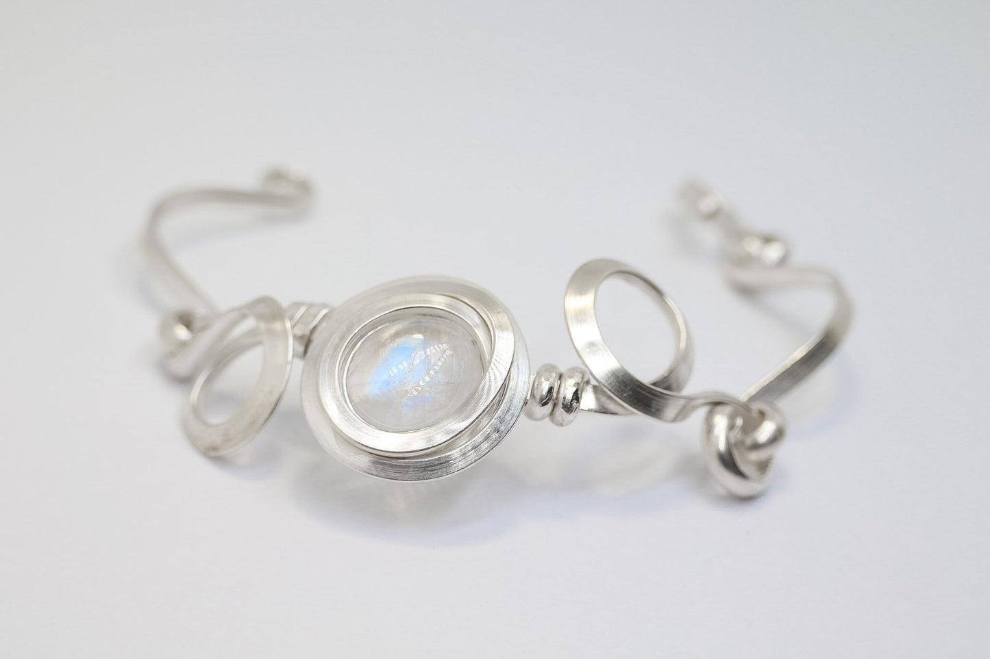 Gala Moonstone Sterling Silver Bracelet