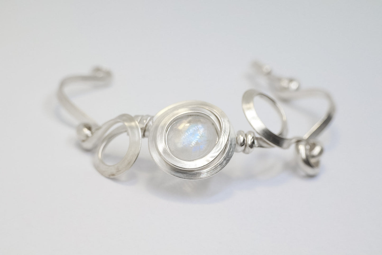 Gala Moonstone Sterling Silver Bracelet