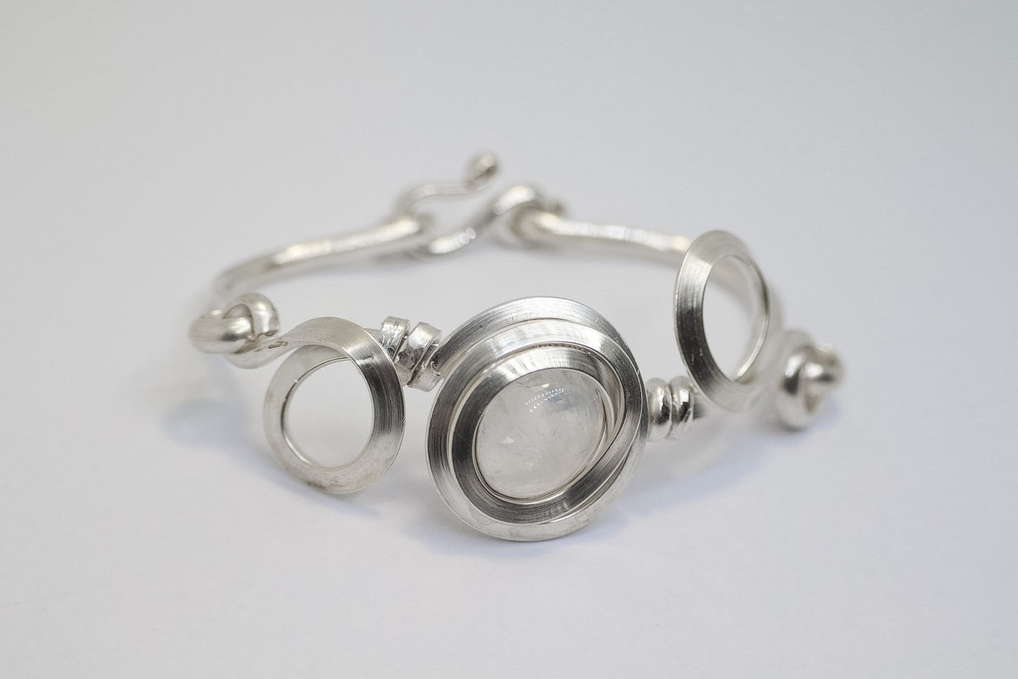 Gala Moonstone Sterling Silver Bracelet