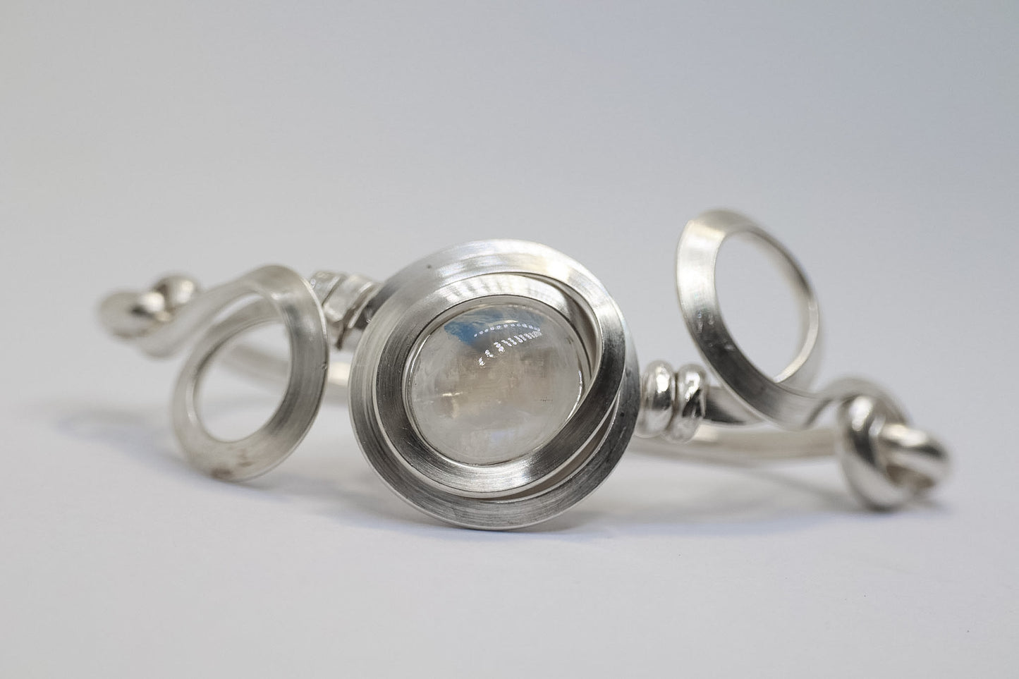 Gala Moonstone Sterling Silver Bracelet