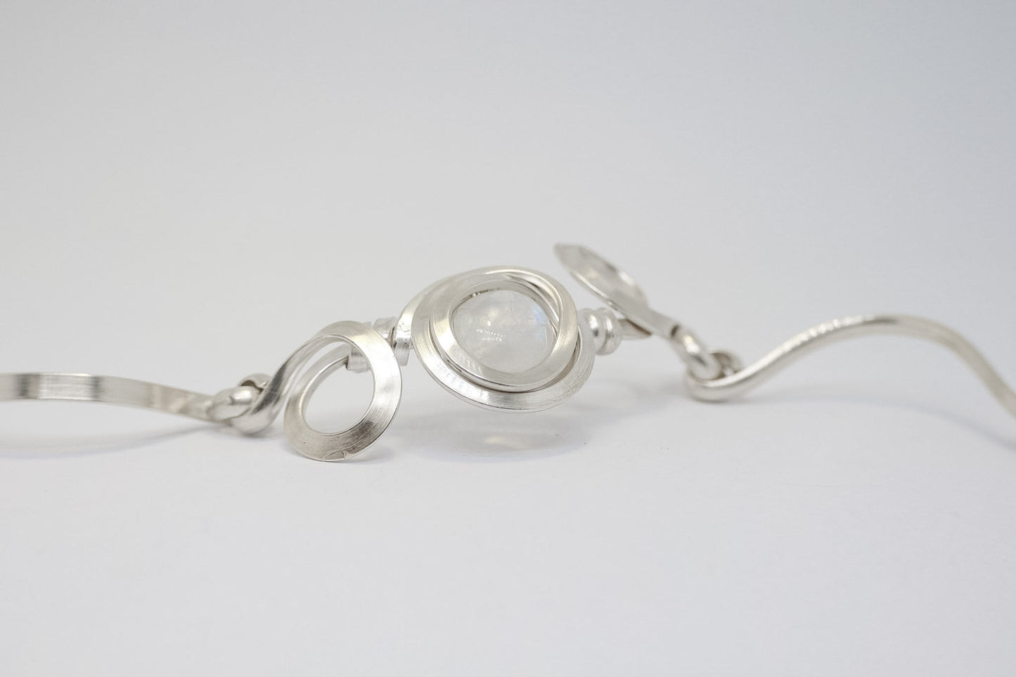 Gala Moonstone Sterling Silver Bracelet