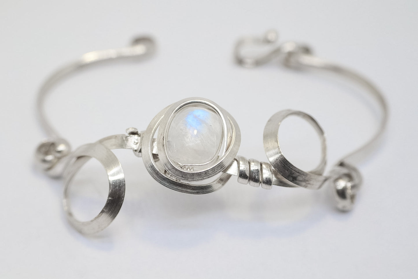 Gala Moonstone Sterling Silver Bracelet