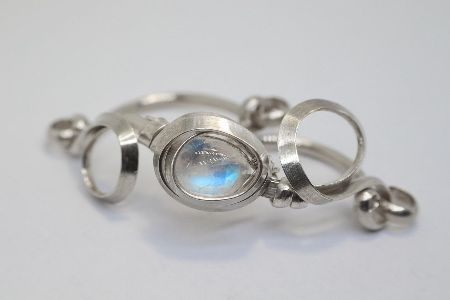 Gala Moonstone Sterling Silver Bracelet