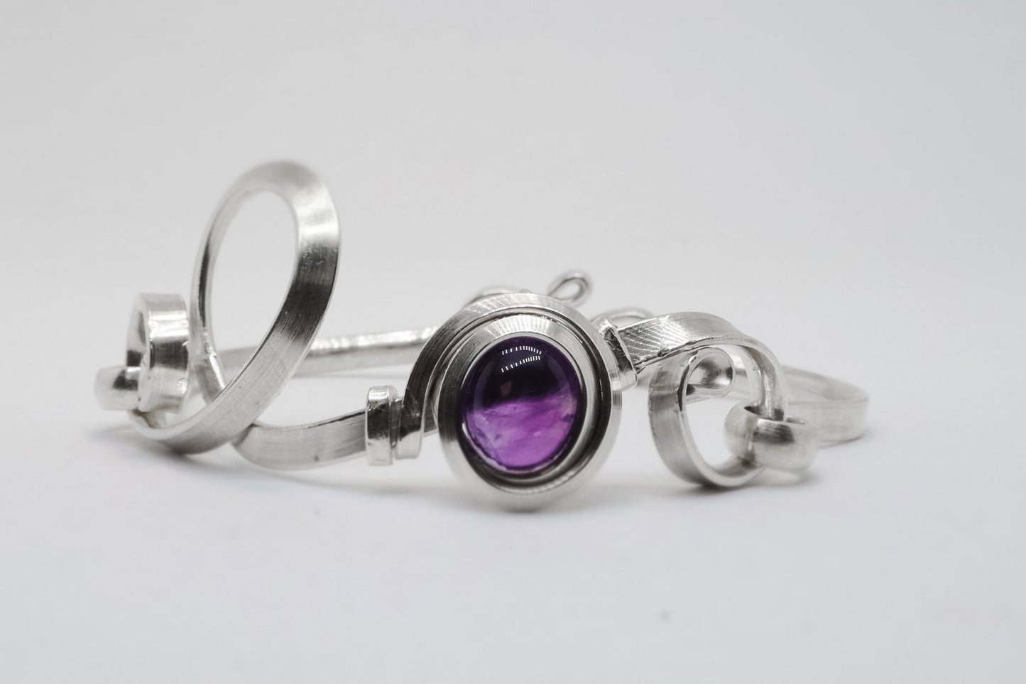 Gala Amethyst Sterling Silver Bracelet