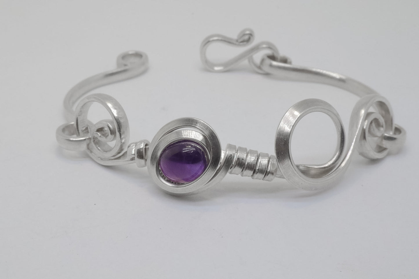 Gala Amethyst Sterling Silver Bracelet