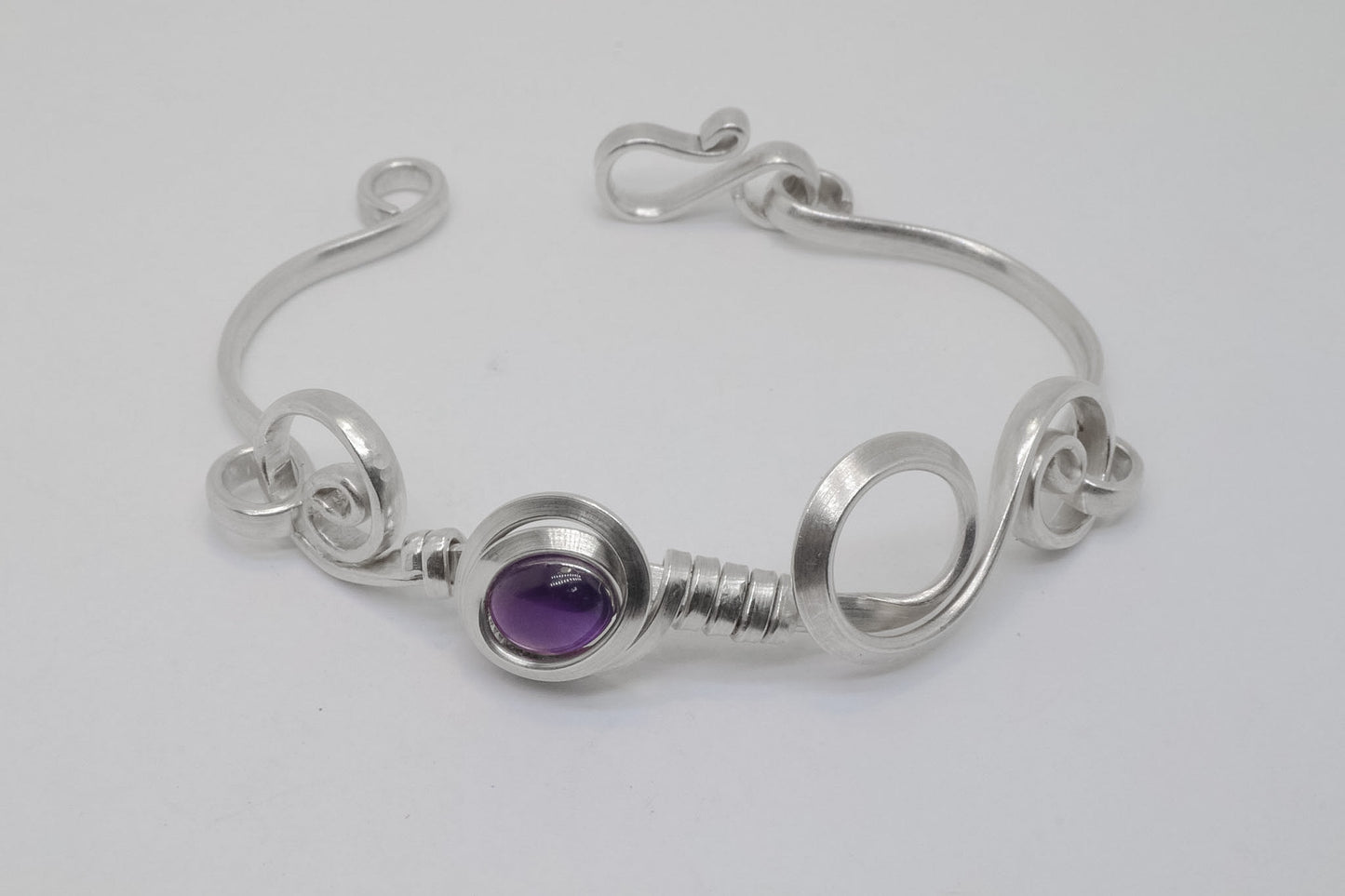 Gala Amethyst Sterling Silver Bracelet