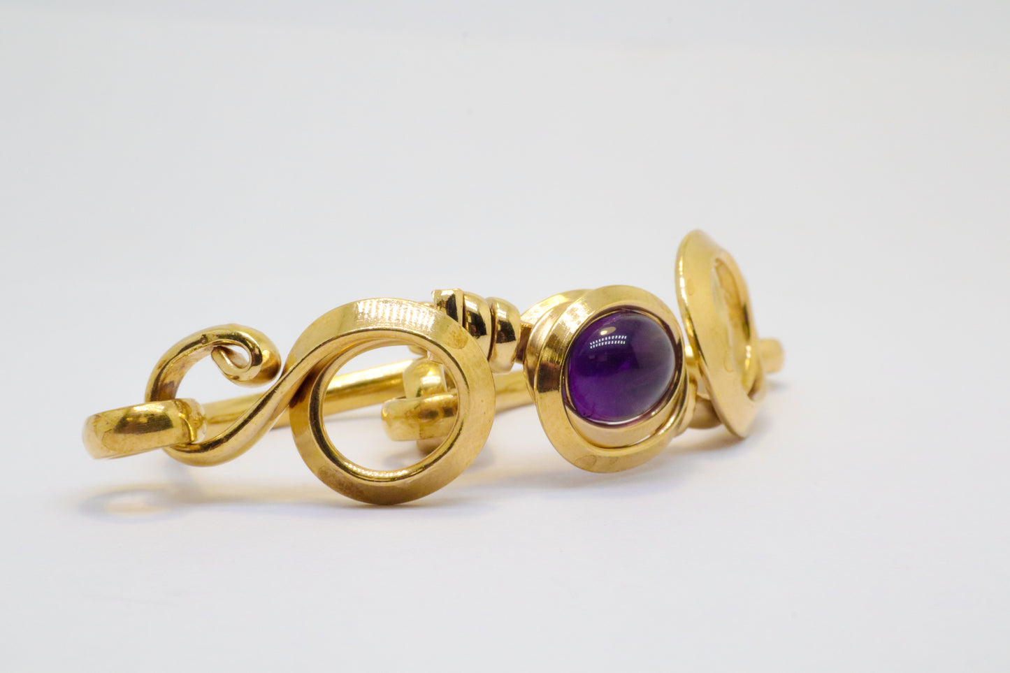 Gala Amethyst Gold Plated Sterling Silver Bracelet
