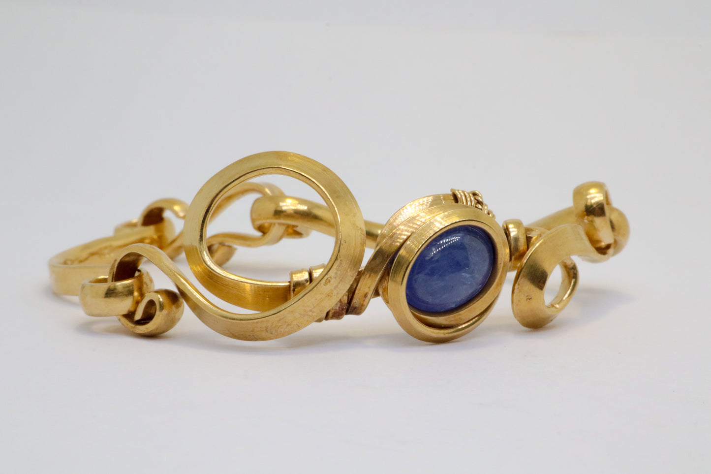 Gala Tanzanita Gold Plated Sterling Silver Bracelet